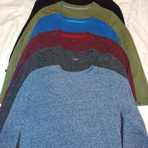 6 boys cotton long sleeve tshirts